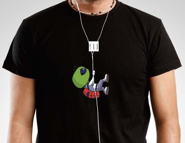Wiretshirts – work your headphones into your look