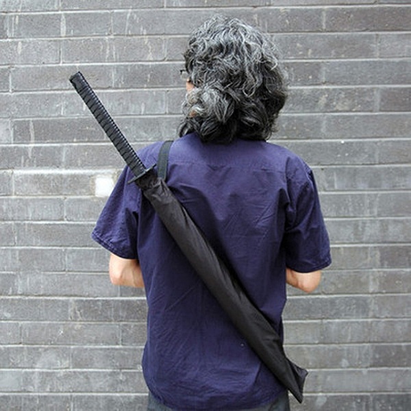 Samurai Sword Umbrella – will protect you from enemies if they are raindrops [Review]