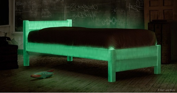 Glow In The Dark Bed – never lose your bed at night again