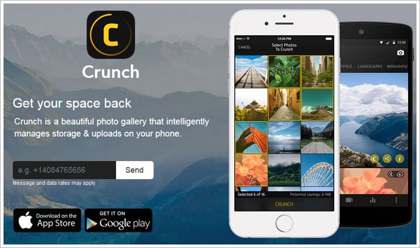 Crunch – reclaim valuable photo space on your phone memory [Freeware]