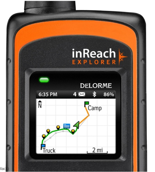 inReach Explorer Satellite Messenger – let people know where you are even when you’re off grid