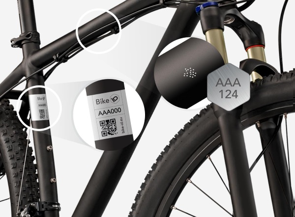 Bike-ID security Sticker