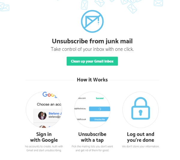 Unsubscribe From – clean out your email with a click of a button