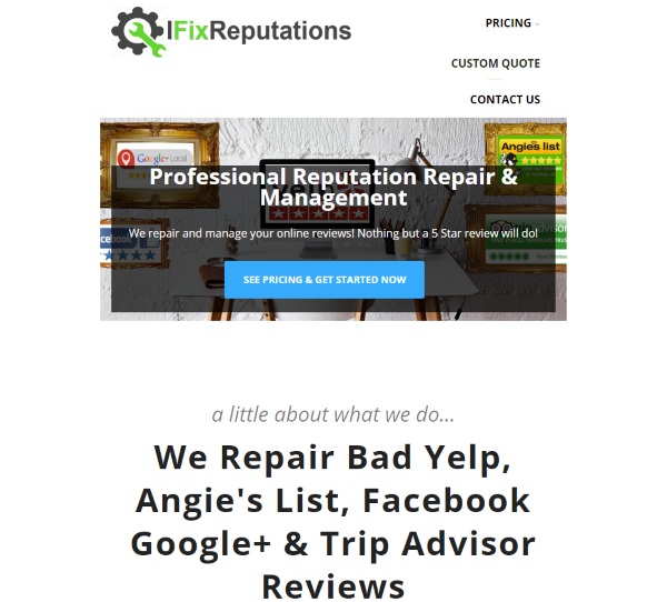 I Fix Reputations – the website to help you sort out your internet image