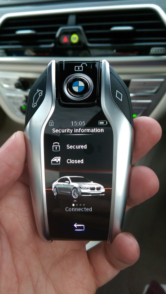 BMW 7 Series smart key by Nick Johnson for red ferret