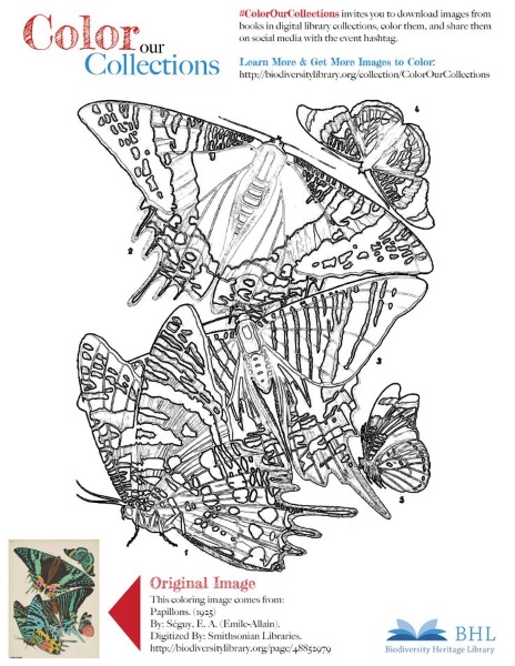 Biodiversity Heritage Library wants you to color their collection