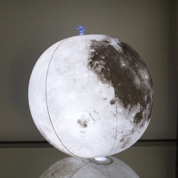 Inflatable Light-Up Moon Globe – bring the night sky inside