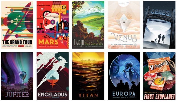 Free Retro Space Posters – a late Valentine’s from NASA
