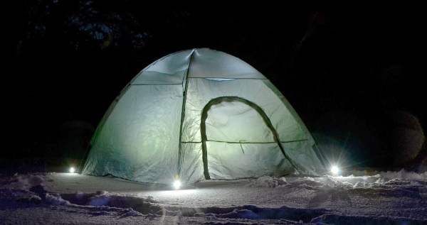 VAS Tent Stake Kit in use