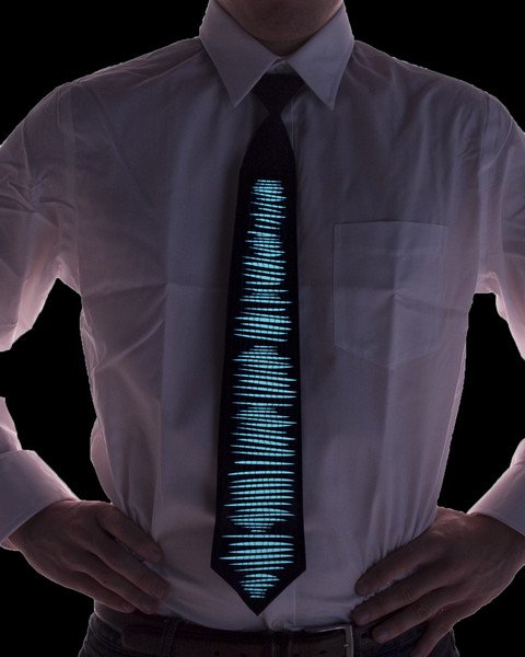 LED Animated Neck Tie – turn the party up with this sound reactive neck wear