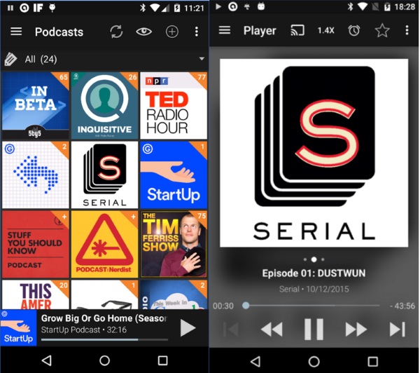 Podcast Addict – all your podcasts in one place