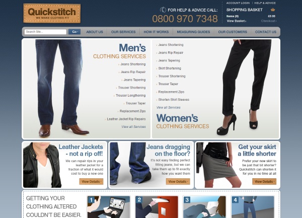 Quickstitch – online tailoring services, clothing repair without the trip to the seamstress