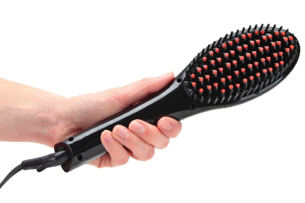 Frizz Fighting Straightening Brush – throw out everything else, this brush is the only hair tool you need