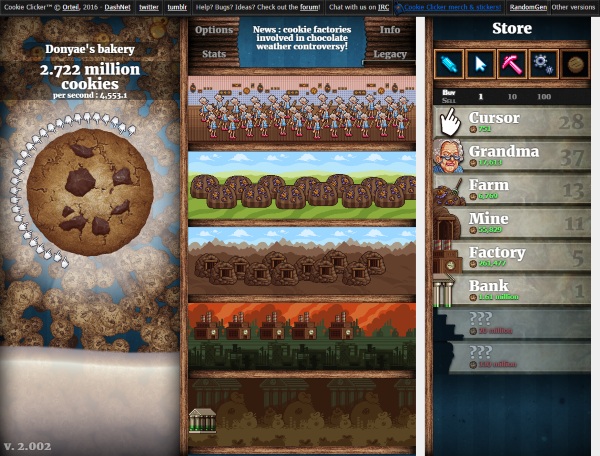 Cookie Clicker – build a sweet empire with your army of grandmas