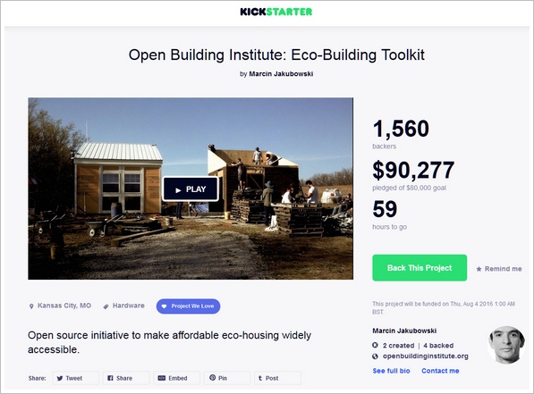 Open Source Toolkit – awesome low cost home building eco project deserves our support