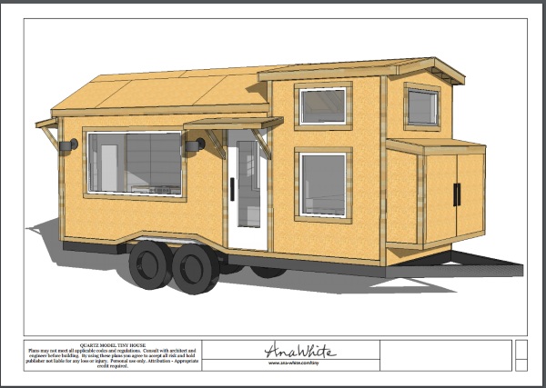 Quartz Model Tiny House – download these free plans for your own tiny home