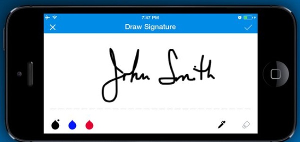 SignEasy – sign anything anywhere right from your mobile phone