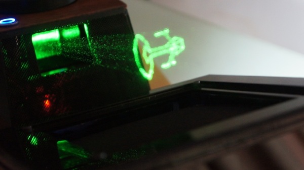 Holovect MK II – project a “hologram” right from your desk