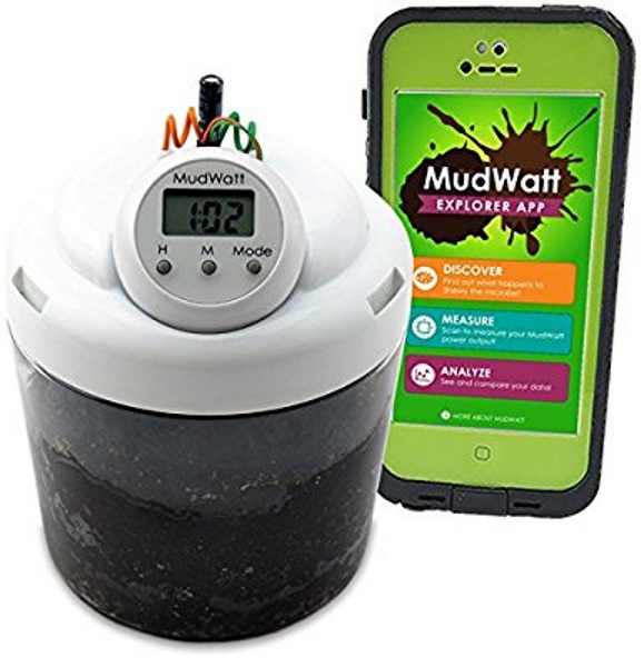 MudWatt – check out these tiny “pets” that run a clock