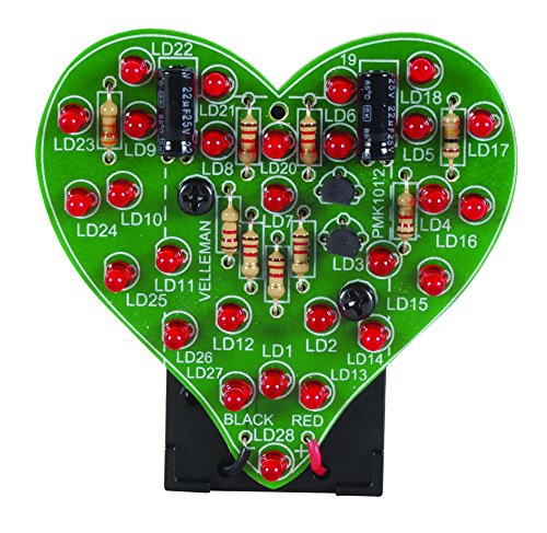 Flashing LED Sweetheart – show someone you care with this sweet DIY kit