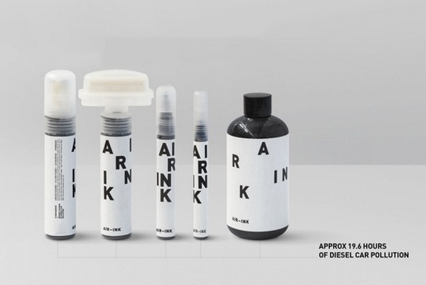AIR-INK – draw with air pollution
