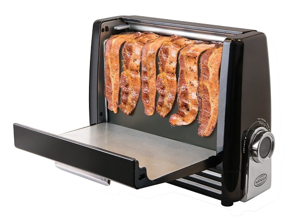 Bacon Express – cooking and clean-up is a breeze with this gadget, as long as you want bacon