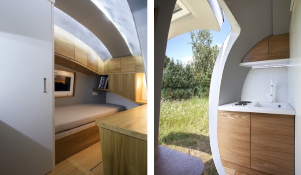 Ecocapsule – luxury tiny living, totally off grid