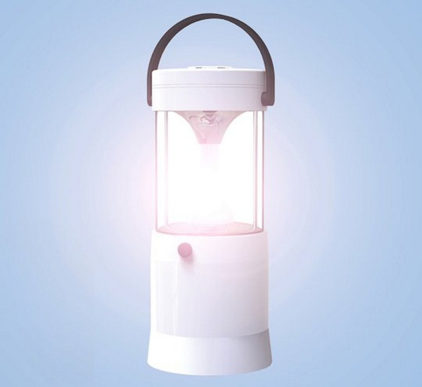 Saltwater Powered LED Lantern – skip the batteries and turn on the tap