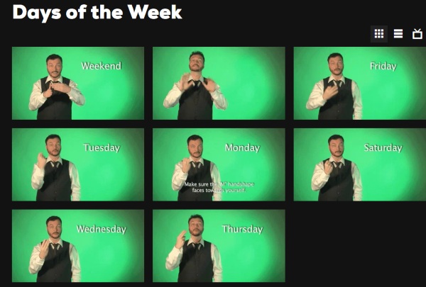 Sign With Robert – learn some sign language with these gifs