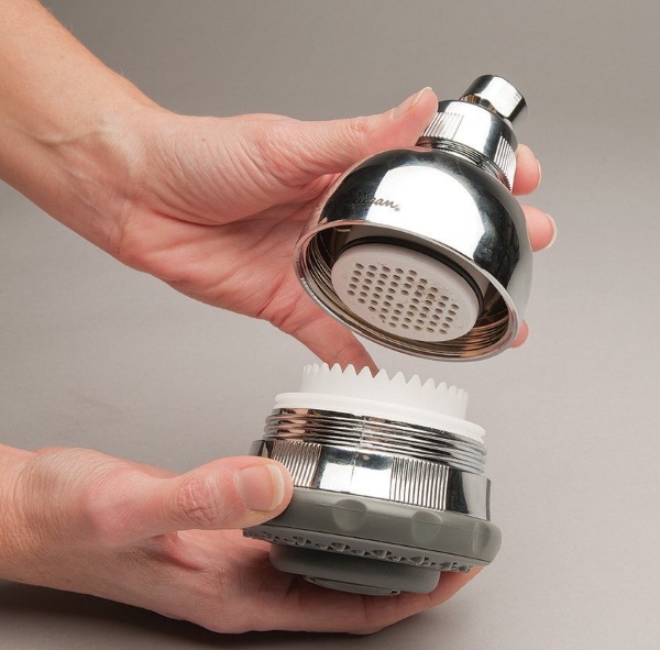 Filtered Shower Head- make your water a little softer before it hits you