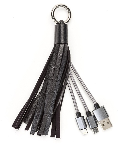 Leather Tassel Key Chain – hide your cord with this keychain