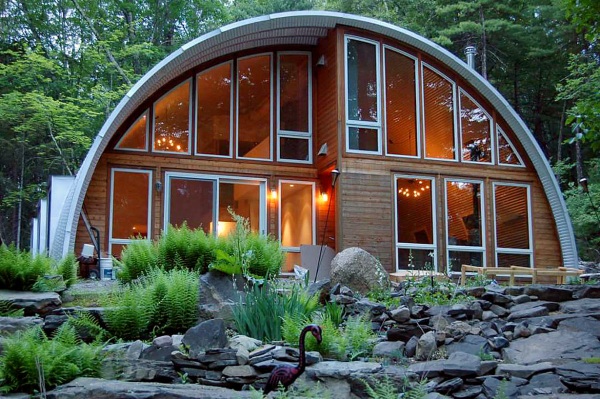 Quonset Home – this unique building stands up to strong weather for a stable home