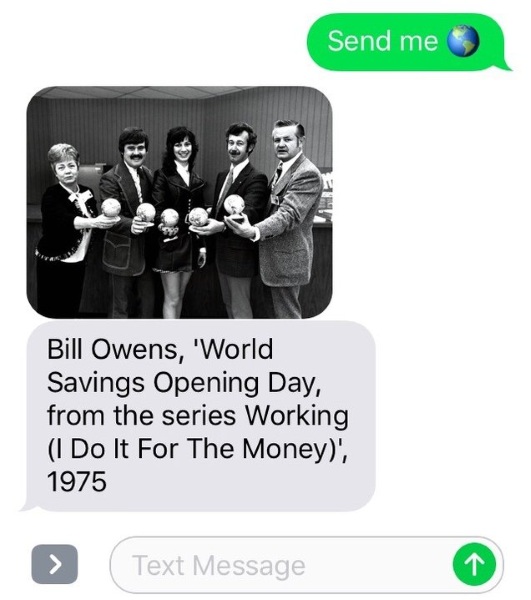Send Me SFMOMA – brighten your day with fine over text message
