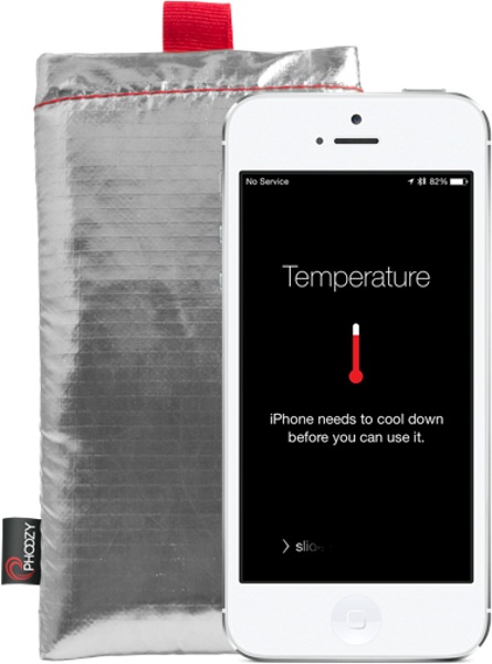 Phoozy – protect your phone from heat and bitter cold