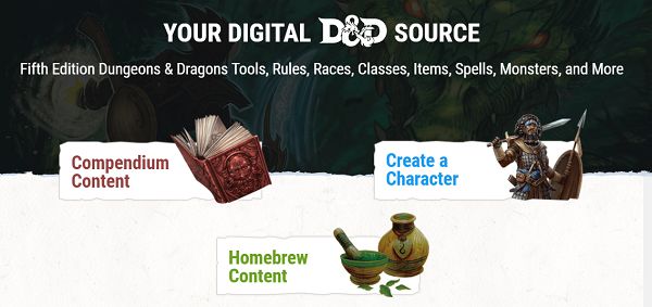 D&D Beyond – the site that makes getting stared easier