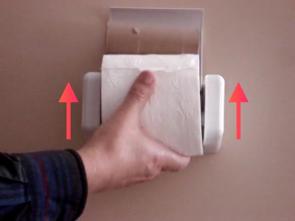 EZ-Load Toilet Paper Holder – make changing the TP roll even easier