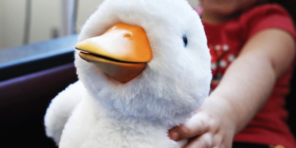 My Special AFLAC Duck – this robotic duck comforts children fighting cancer