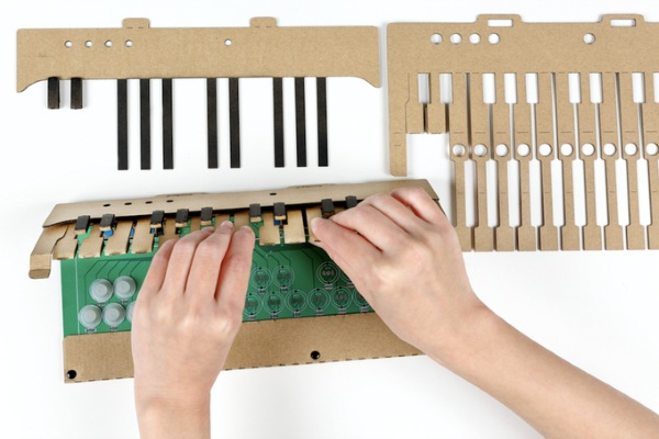 KAMO-OTO DIY Cardboard Keyboard – turn boring cardboard into a musical instrument