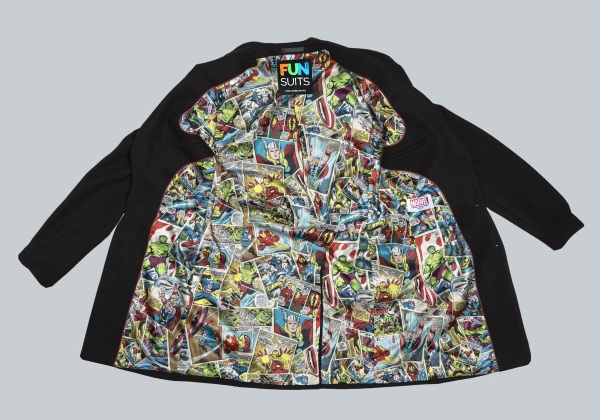 Marvel Comic Print Overcoat – wear your geek pride without letting everyone know