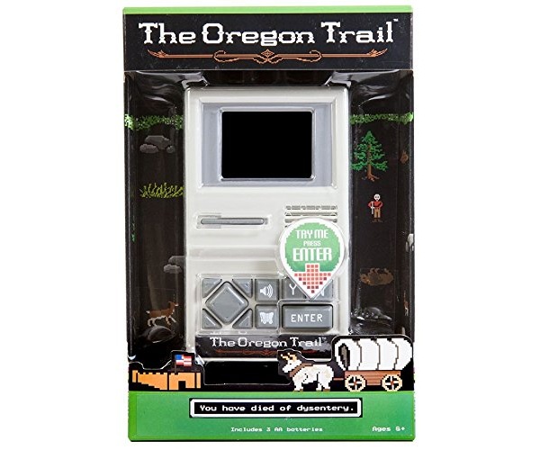 Oregon Trail Handheld Game – can you make it all the way to Oregon