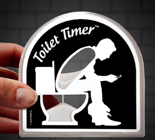 Toilet Timer – don’t waste your life in the bathroom