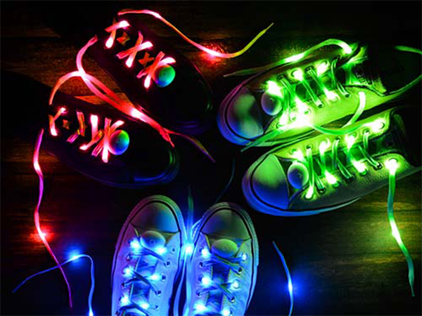 My Shoes Are Lighting Up!