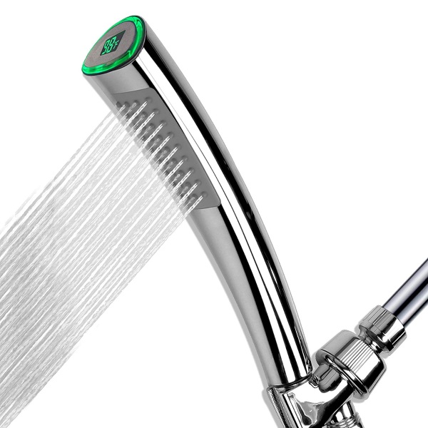 LED Thermometer Handheld Shower Head – always know how hot the water is