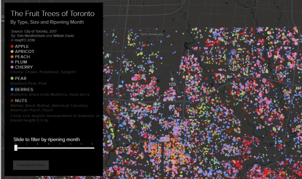 Fruit Trees of Toronto – cool interactive map of fruit growing trees in the city