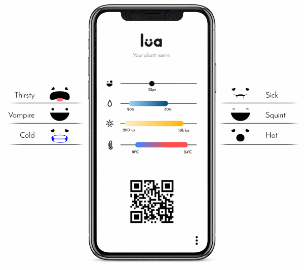 Lua – the pot that communicates how your plant is doing