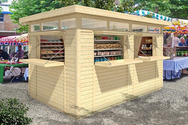 Allwood Retail Kiosk Amanda – open a tiny shop
