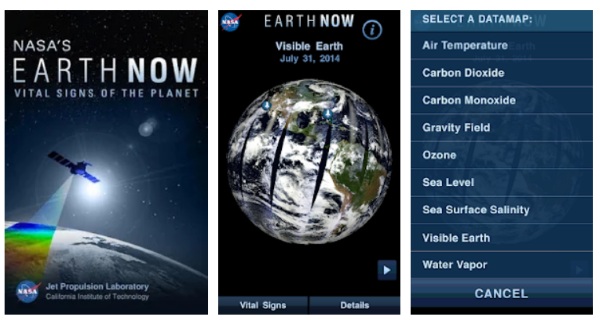 Earth Now – keep on eye on the climate with this app