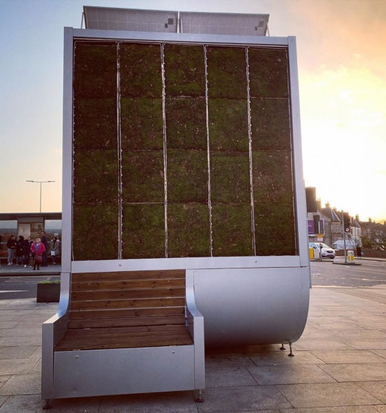 City Trees – the walls of moss that want to clean the air