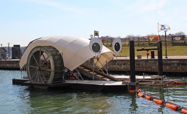 Mr. Trash Wheel – the whimsical water way cleaning machine