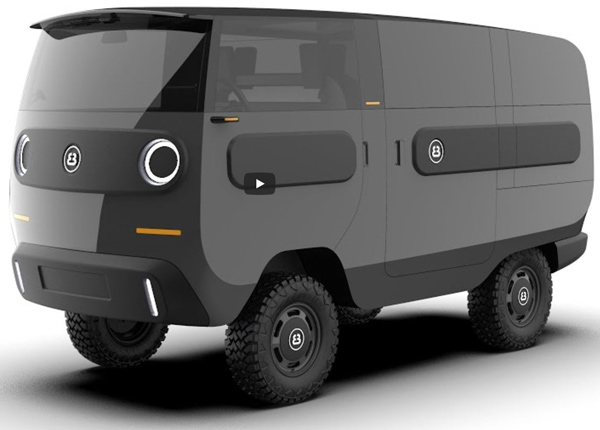 eBussy – EV van car camper concept looks neat but implausible
